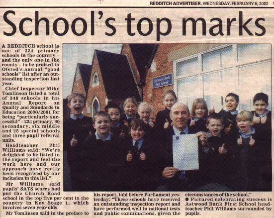 Article from Redditch Advertiser