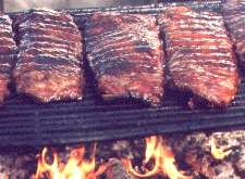 Barbecued ribs
